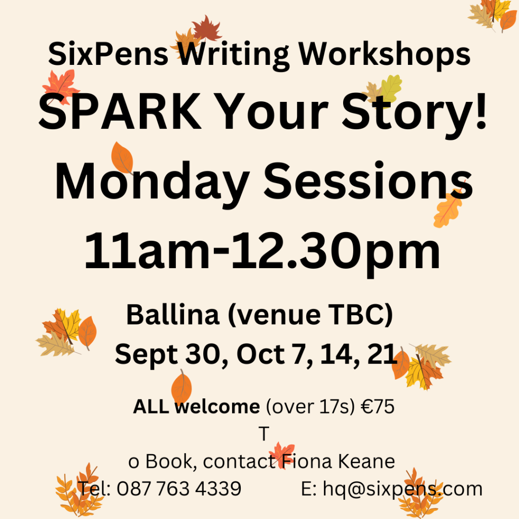 SPARK Your Story Monday Sessions Autumn 2024